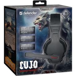 Наушники Defender Сujo Black-Red Фото 9