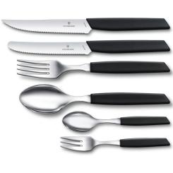Кухонный нож Victorinox Swiss Modern TomatoSausage 11см Black Фото 1