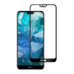 Стекло защитное PowerPlant Full screen Nokia 7.1, Black Фото