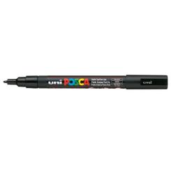 Художественный маркер UNI Posca Black 0.9-1.3 мм Фото