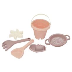 Игрушка для песка Tigres Вежа 6 елементів мокко Фото