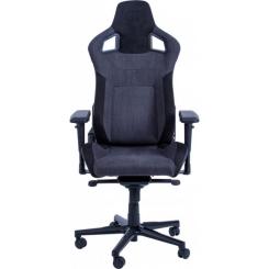 Кресло игровое GT Racer X-8005 Dark Grey/Black Suede Фото 1