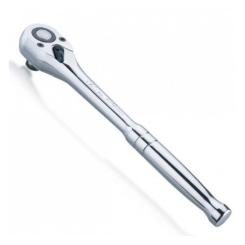 Трещотка Toptul 1/4" 72 зуба металлическая ручка Фото 1