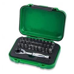 Набор бит Toptul с трещоткой 1/4" 31шт Фото