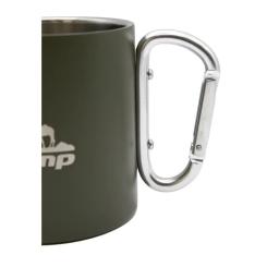 Чашка туристическая Tramp 350 мл с карабином Olive Фото 1