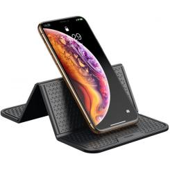 Универсальный автодержатель Baseus Folding Bracket Antiskid Pad Black Фото 1