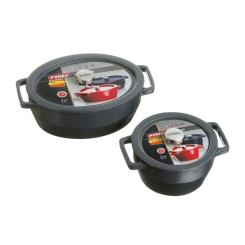 Кастрюля Pyrex Slow Cook Grey Овальна 5.8л Фото 1