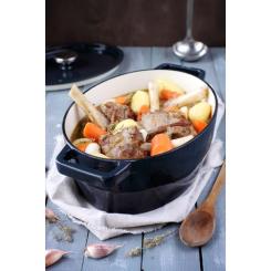 Кастрюля Pyrex Slow Cook Grey Овальна 5.8л Фото 3