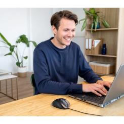 Мышка Trust Fyda Comfortable ECO USB Black-GREY Фото 1