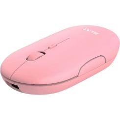 Мышка Trust Puck Wireless/Bluetooth Silent Pink Фото 2