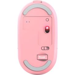 Мышка Trust Puck Wireless/Bluetooth Silent Pink Фото 3