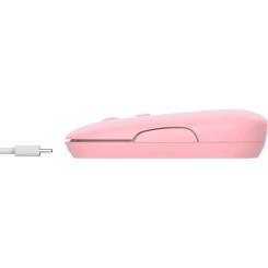 Мышка Trust Puck Wireless/Bluetooth Silent Pink Фото 4