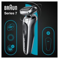 Электробритва Braun Series 7 71-S1000s SILVER / BLACK Фото 5