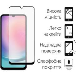 Стекло защитное Dengos Full Glue Samsung Galaxy A24 5G Фото 1
