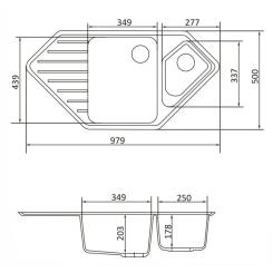 Мойка кухонная GRANADO IBIZA white Фото 7