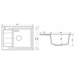 Мойка кухонная GRANADO LINARES gris Фото 6