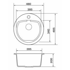 Мойка кухонная GRANADO LUGO marron Фото 5