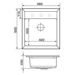 Мойка кухонная GRANADO MERIDA marron Фото 5