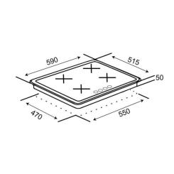 Варочная поверхность Ventolux HG640-MA3 S (X) Фото 7