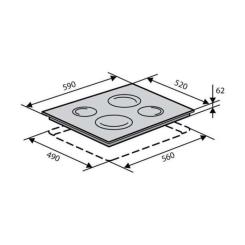 Варочная поверхность Ventolux HV 65 TC Фото 5