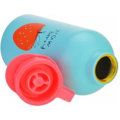 Поильник-непроливайка Cool For School Strawberry, 500 мл., голубая Фото 2