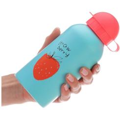 Поильник-непроливайка Cool For School Strawberry, 500 мл., голубая Фото 3