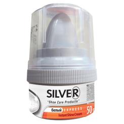 Крем для обуви Silver Express Белый 50 мл Фото