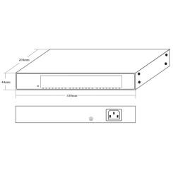 Коммутатор сетевой Onv ONV-H3024 Фото 4