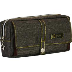 Пенал Cool For School 2 отделения Коричневый Фото