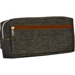 Пенал Cool For School 2 отделения Коричневый Фото 1