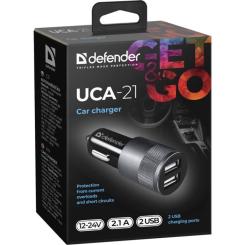 Зарядное устройство Defender 2xUSB 12W (2xUSB-A) 2.1A UCA-21 Фото 3