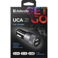 Зарядное устройство Defender 2xUSB 12W (2xUSB-A) 2.1A UCA-21 Фото 4
