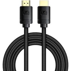 Кабель мультимедийный Baseus HDMI M to HDMI M 1.0m V2.1 Фото