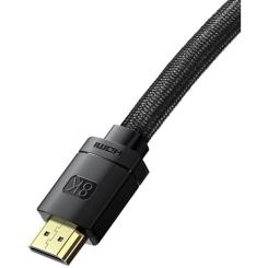 Кабель мультимедийный Baseus HDMI M to HDMI M 1.0m V2.1 Фото 1