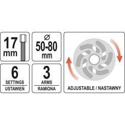 Автомобильный съемник Yato шкивов YT-06341 Фото 1