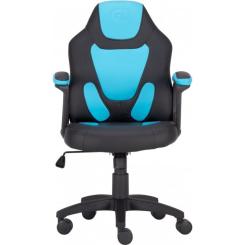 Кресло игровое GT Racer X-1414 Black/Light Blue Фото 1