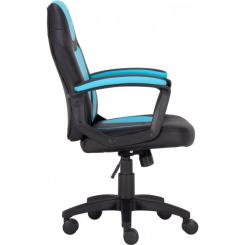 Кресло игровое GT Racer X-1414 Black/Light Blue Фото 2