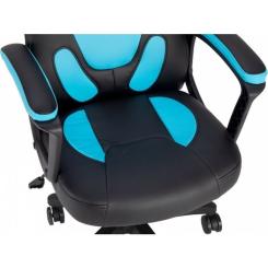 Кресло игровое GT Racer X-1414 Black/Light Blue Фото 5