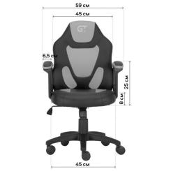 Кресло игровое GT Racer X-1414 Black/Light Blue Фото 8