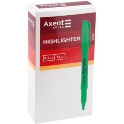 Маркер Axent Highlighter 2-4 мм клиноподібний помаранчевий Фото 1