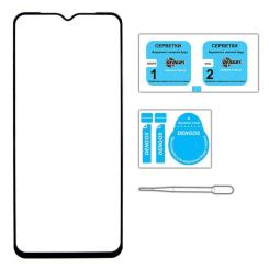 Стекло защитное Dengos Full Glue Poco M5s (black) Фото 2