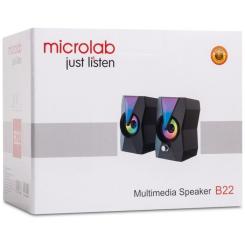 Акустическая система Microlab B-22 USB Black Фото 4