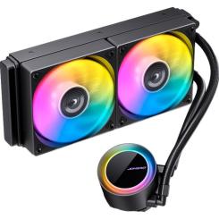Система жидкостного охлаждения JONSBO TG-240 Black Фото 2
