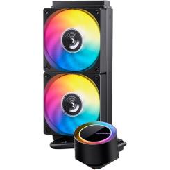 Система жидкостного охлаждения JONSBO TG-240 Black Фото 3