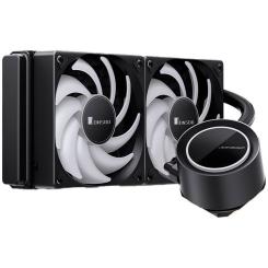 Система жидкостного охлаждения JONSBO TG-240 Black Фото 7
