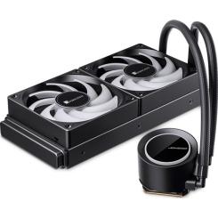 Система жидкостного охлаждения JONSBO TG-240 Black Фото 8