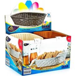 Хлебница Irak Plastik 2,5 л під ротанг сіра Фото 2