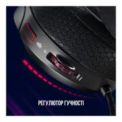 Наушники Lorgar Kaya 360 USB Black Фото 9