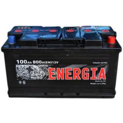 Аккумулятор автомобильный ENERGIA 100Ah Ев (-/+) (800EN) Фото