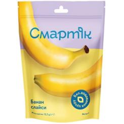 Сухофрукты Смартік Банан сублімований слайси 12.5 г Фото